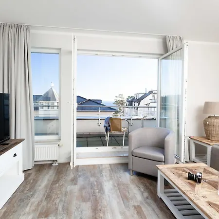 Apartment Strandnahe Mit Balkon Und Eingeschränktem Meerblick, Residenz Bel Vital 44, Binz