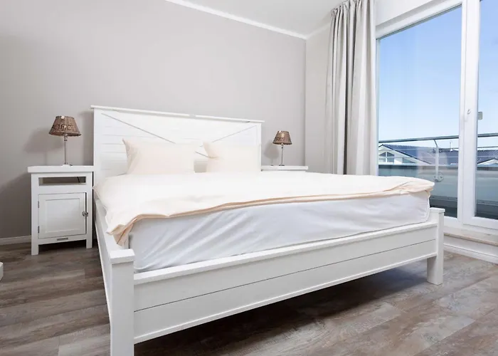 公寓 Strandnahe Fewo Mit Balkon Und Eingeschraenktem Meerblick, Residenz Bel Vital Wohnung 44, Binz *